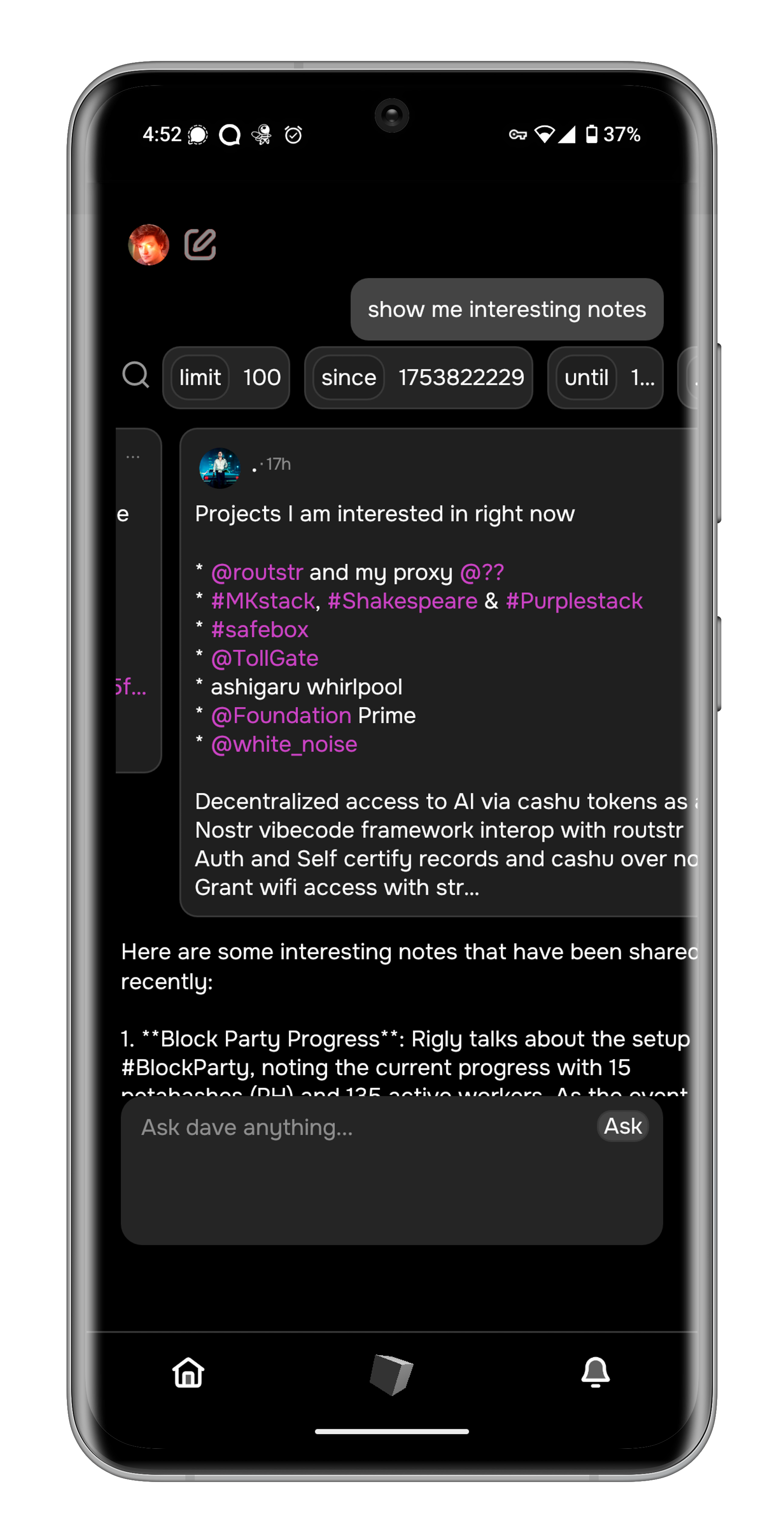 Freedom of expression in Damus Android